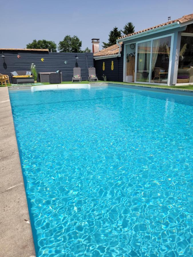 Chambre Merlot, Piscine Et Spa, Proche St Emilion Lugon et l’Ile du Carney Exteriör bild